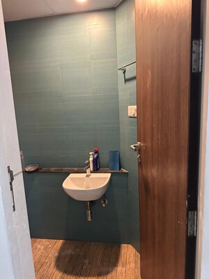 Bathroom in 1 BHK Apartment at Lodha Crown Quality Homes, Majiwada – for Sale