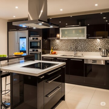 Kitchen in 2.5 BHK Apartment at One Indiabulls, Sector 104 – for Sale