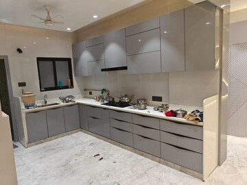 Kitchen in 4 BHK Builder Floor at Prahlad Nagar – for Sale