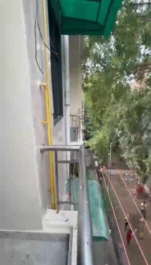 Staircase in 2.5 BHK Builder Floor at Mansa Ram Park – for Sale