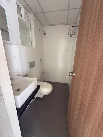 Bathroom in 1 BHK Apartment at Kavya Residency Thane, Ghodbunder Road – for Rent