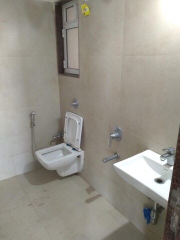Bathroom in 1.5 BHK Apartment at Godrej Emerald, Ghodbunder Road – for Rent