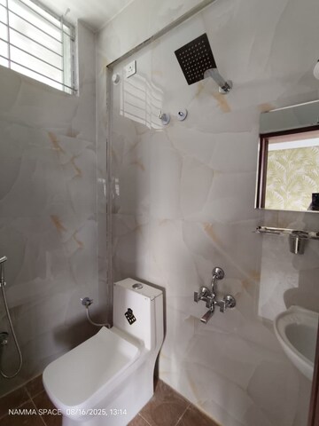 Bathroom in Studio Builder Floor at Hsr Layout – for Rent