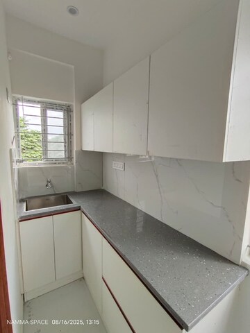 Kitchen in Studio Builder Floor at Hsr Layout – for Rent