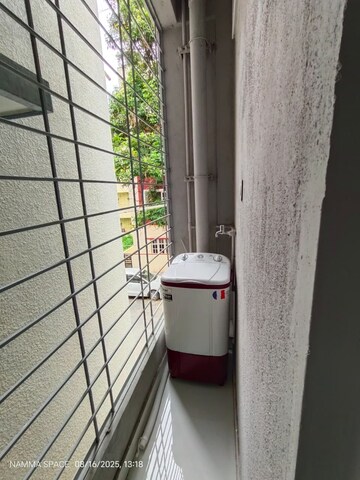Balcony in Studio Builder Floor at Hsr Layout – for Rent