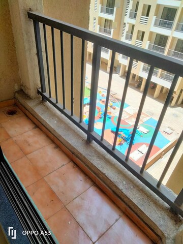 Balcony in 2 BHK Apartment at Ekta Parks Ville, Virar West – for Rent