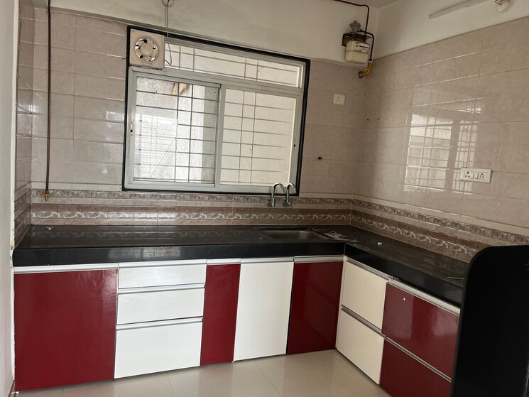 Kitchen, shree-vardhaman-dreams 3 Bedroom 1200 Sq.Ft. Apartment In Wakad Pune 9074103