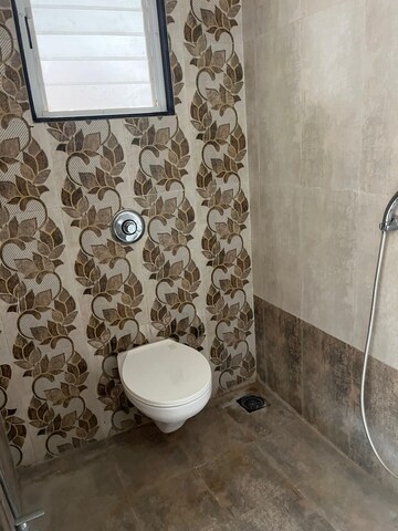 Bathroom in 3 BHK Apartment at Shree Vardhaman Dreams, Wakad – for Rent