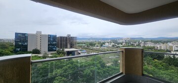 Balcony in 2.5 BHK Apartment at Nanded City Sur, Nanded – for Rent