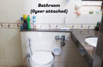 Bathroom in 1 BHK Apartment at K Raheja Heights, Malad East – for Rent