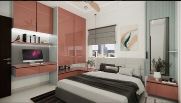 Bedroom in 3 BHK Apartment at Rajapushpa Provincia, Narsingi – for Rent