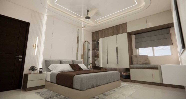 Living Room, rajapushpa-provincia 3 Bedroom 2020 Sq.Ft. Apartment In Narsingi Hyderabad 9074143