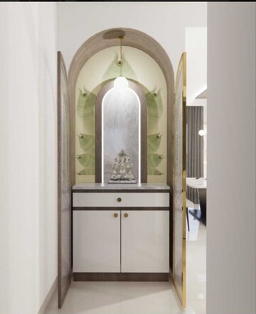 Building Lobby in 3 BHK Apartment at Rajapushpa Provincia, Narsingi – for Rent