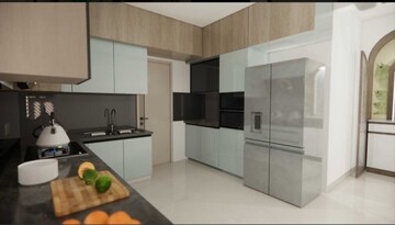 Kitchen in 3 BHK Apartment at Rajapushpa Provincia, Narsingi – for Rent