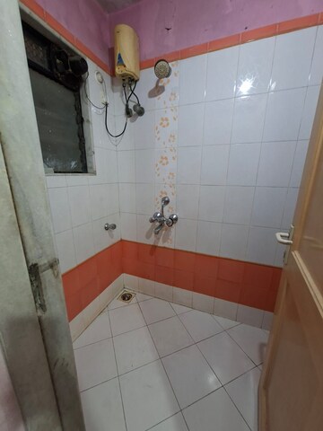 Bathroom in 1 BHK Apartment at Parimal Park CHS, Mulund East – for Rent