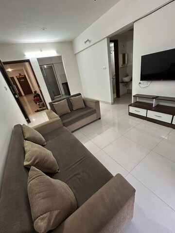 Living Room in 2 BHK Apartment at Saheel Itrend Life, Wakad – for Rent