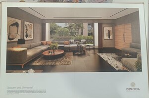 Living Room in 4 BHK Apartment at Chandkheda – for Sale