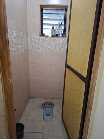 Bathroom in 1 BHK Apartment at Nirmal Jeevan CHS, Kopri – for Rent