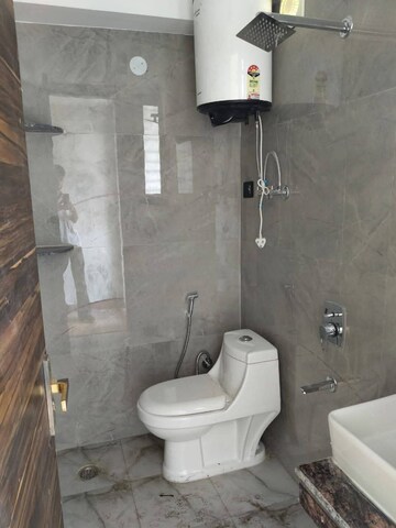 Bathroom in 1 BHK Builder Floor at Saket – for Rent