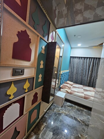 Staircase in 3 BHK Apartment at Tirumala Habitats, Mulund West – for Sale