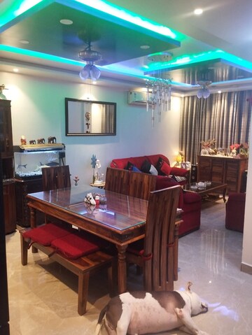 Living Room in 2.5 BHK Builder Floor at Pinewood Enclave, Wave City – for Sale