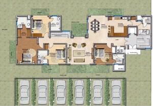 Floor Plan in 4 BHK Builder Floor at BPTP Amstoria, Sector 102 – for Sale