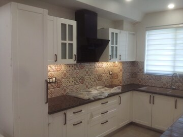 Kitchen in 2 BHK Builder Floor at RPS Palm Drive, Sector 88 – for Rent