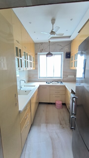 Kitchen in 3 BHK Apartment at Poonam Apartments Worli, Worli – for Rent