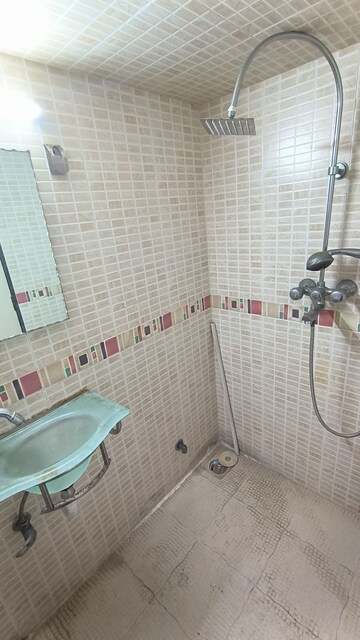 Bathroom in 3 BHK Apartment at Poonam Apartments Worli, Worli – for Rent