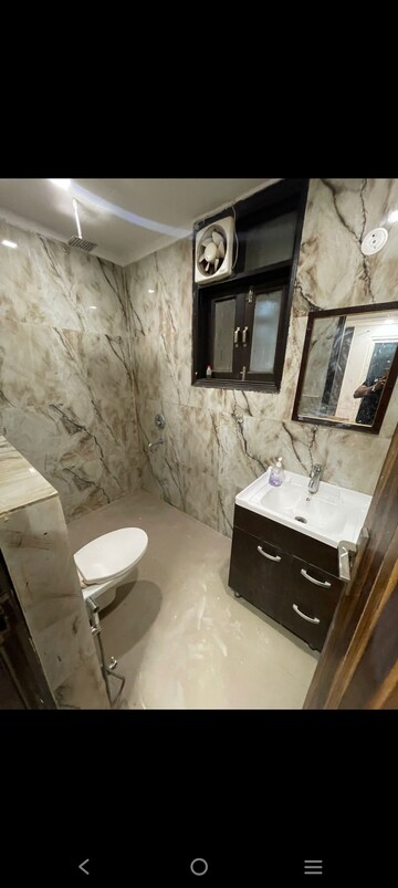 Bathroom in 3 BHK Builder Floor at Saket – for Rent