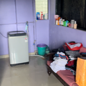 Living Room in 1.5 BHK Apartment at Anmol House, Kopar Khairane Sector 20 – for Sale