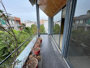 Balcony in 4 BHK Builder Floor at Sushant Lok I – for Sale