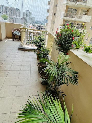 Balcony in 3 BHK Apartment at SAV Gulnaar Meadows, Ambala Highway – for Rent