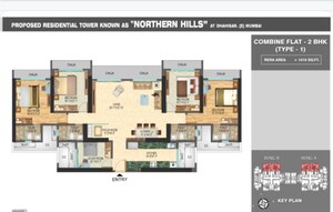 4 BHK Apartment For Sale in N Rose Northern Hills, Dahisar East