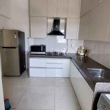 Kitchen in 3 BHK Apartment at Duville Riverdale Residences, Santipur – for Rent