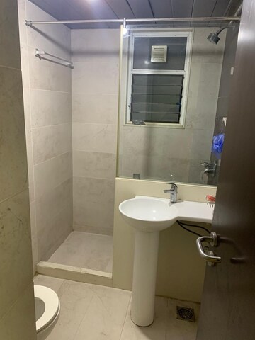 Bathroom in 3 BHK Apartment at Kasturi Apostrophe, Wakad – for Rent
