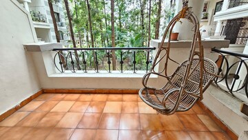 Balcony in 2 BHK Apartment at Goel Ganga Carnation, Koregaon Park – for Rent