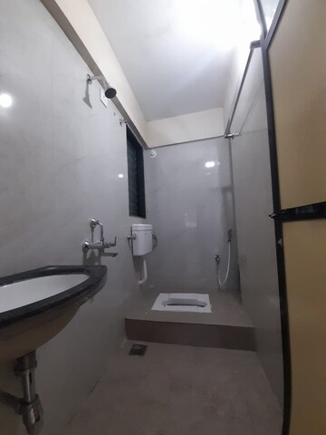 Bathroom in 2 BHK Apartment at Mhada Sector R3, Goregaon West – for Rent