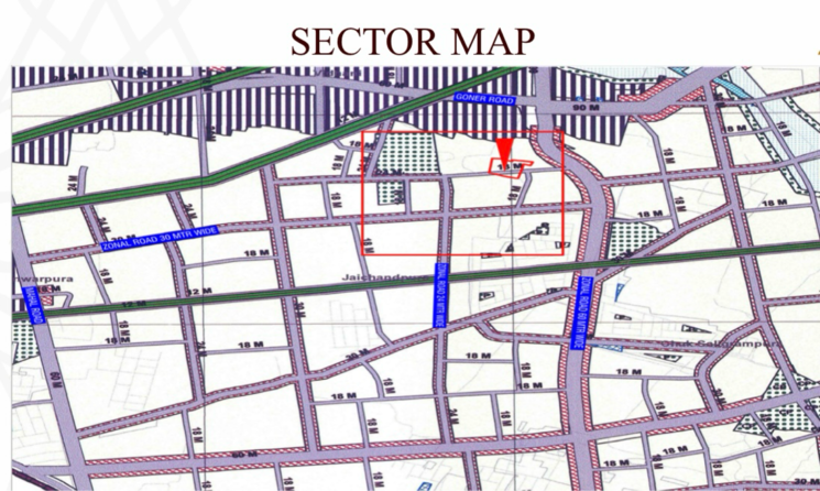 Map Location, vimalpura  111 Sq.Yd. Plot In Vimalpura Jaipur 9074894