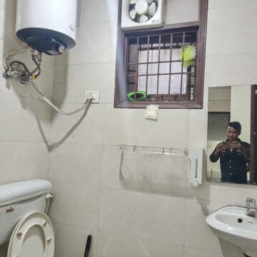 Bathroom in 1 RK Apartment at Freedom Fighters Enclave – for Rent