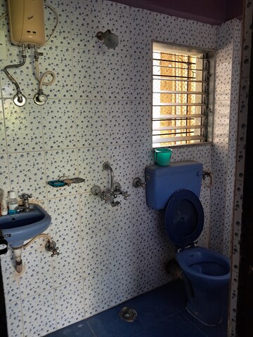 Bathroom in 1 BHK Apartment at Krishna Greenland Park Vastu Federation, Ghodbunder Road – for Rent