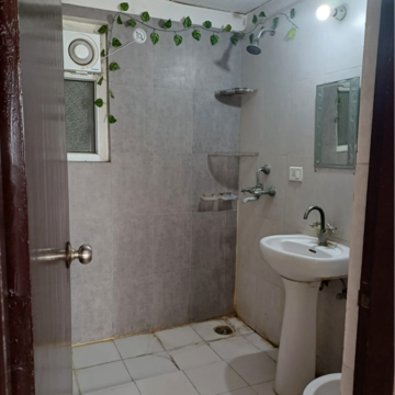 Bathroom in 2 BHK Apartment at Nimbus The Hyde park, Sector 78 – for Rent