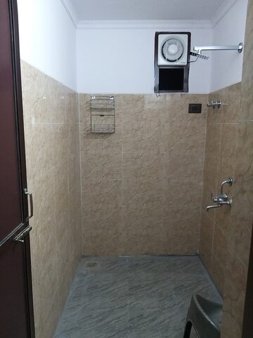 Bathroom in 1 BHK Builder Floor at Saket – for Rent