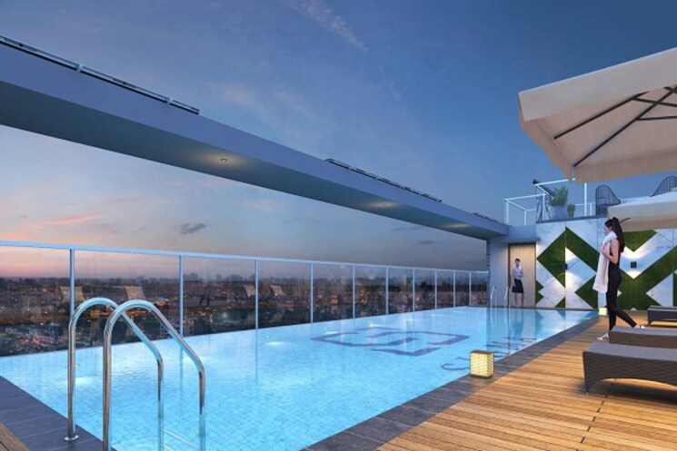 Swimming Pool, sigma-solitaire 3 Bedroom 955 Sq.Ft. Apartment In Malad East Mumbai 9075051