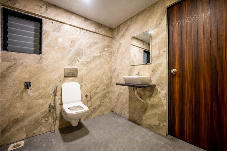 Bathroom, amber-one 1 Bedroom 450 Sq.Ft. Apartment In Thakurli Thane 9075079