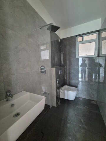 Bathroom in 2 BHK Apartment at Kamdhenu Vogue, Sanpada – for Rent
