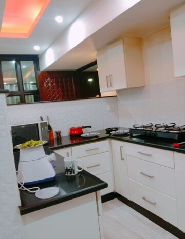 Kitchen in 3 BHK Builder Floor at Saket – for Rent