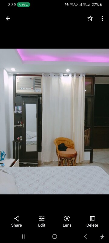 Living Room in 3 BHK Builder Floor at Saket – for Rent