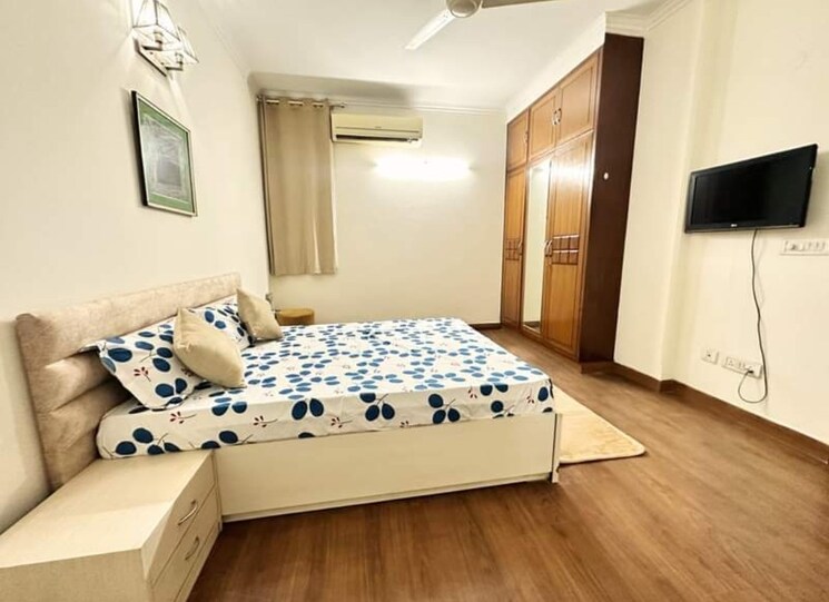 Bedroom, saket 3 Bedroom 1400 Sq.Ft. Builder Floor In Saket Delhi 9075145