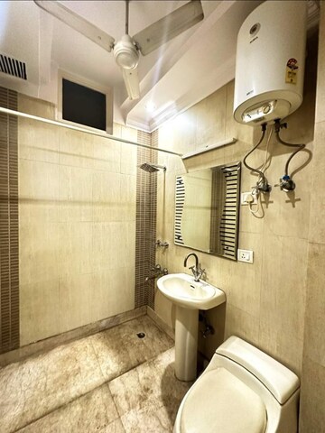 Bathroom in 3 BHK Builder Floor at Saket – for Rent